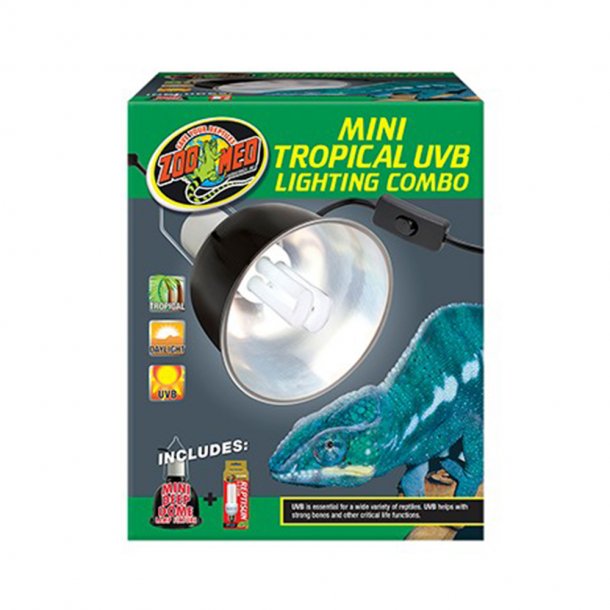 Zoo Med Mini Tropical UVB Lighting Combo