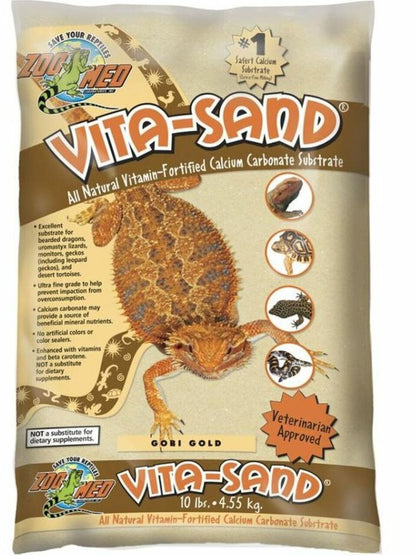 Zoo Med Vita-Sand Vitamin-Fortified Calcium Carbonate Substrate