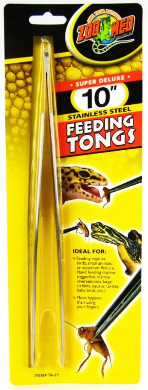 Zoo Med Feeding Tongs 10"